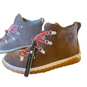 Sorel Boots Out N About Brown Leather Waterproof 7